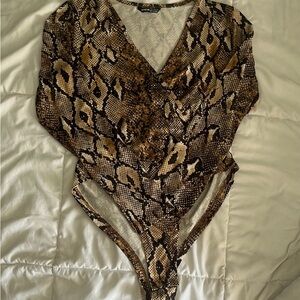 Reptile Print Bodysuit 3/$25